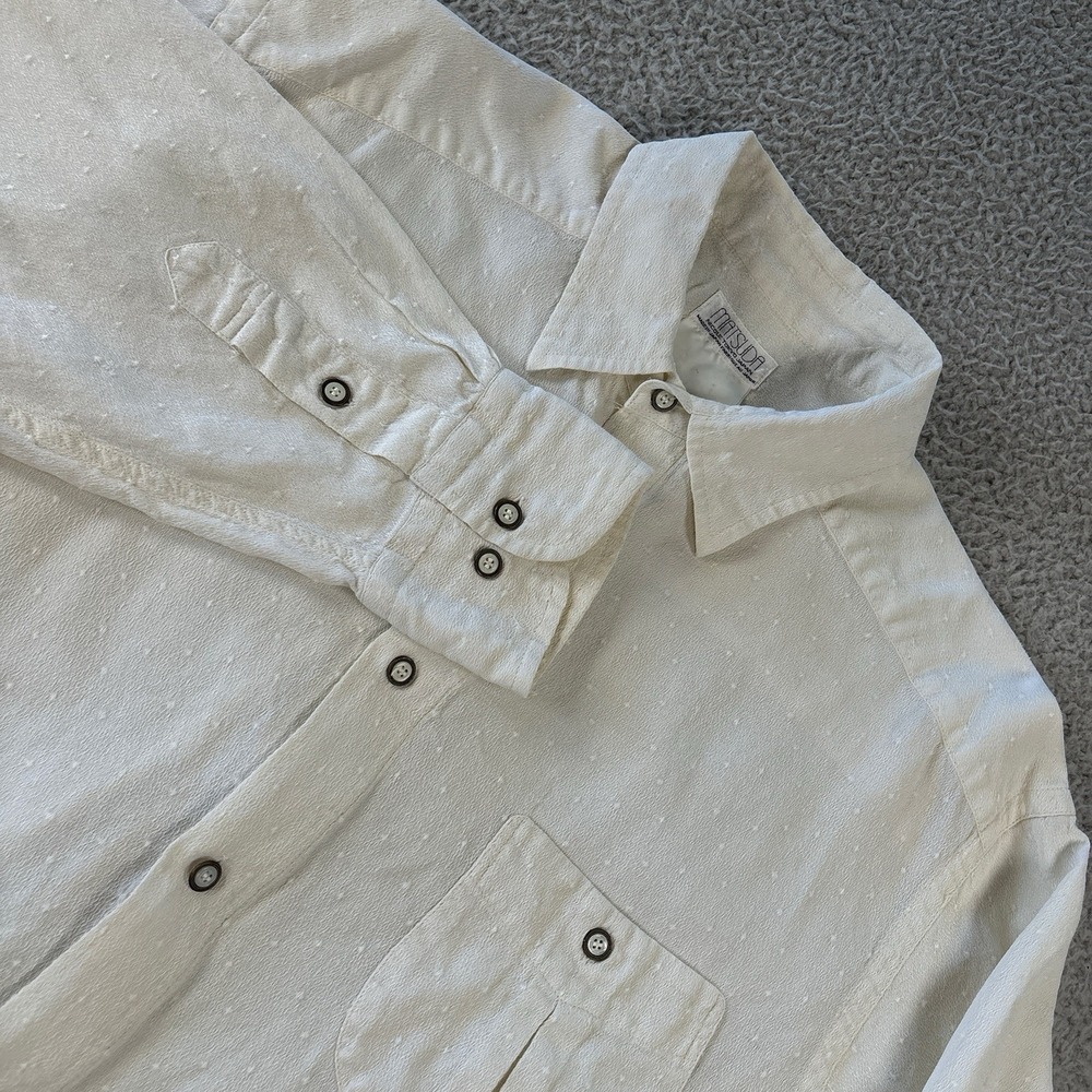 Vintage Matsuda Nicole Tokyo Japan Shirt Mens M/L Dobby Oversized Button Up 90s